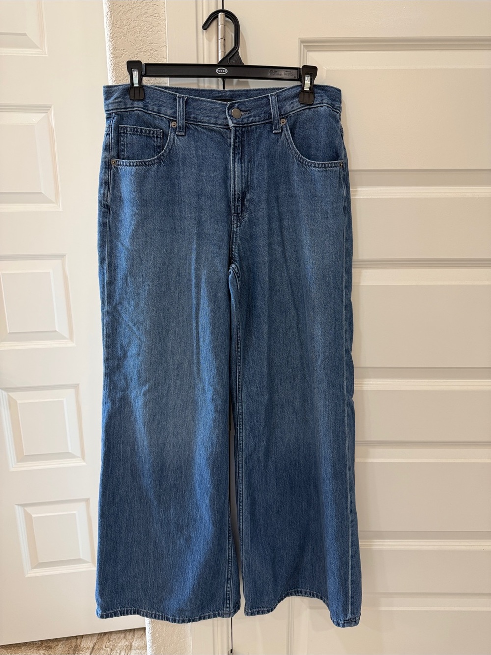 UNIQLO Women’s Drapey Wide Flare Jeans
